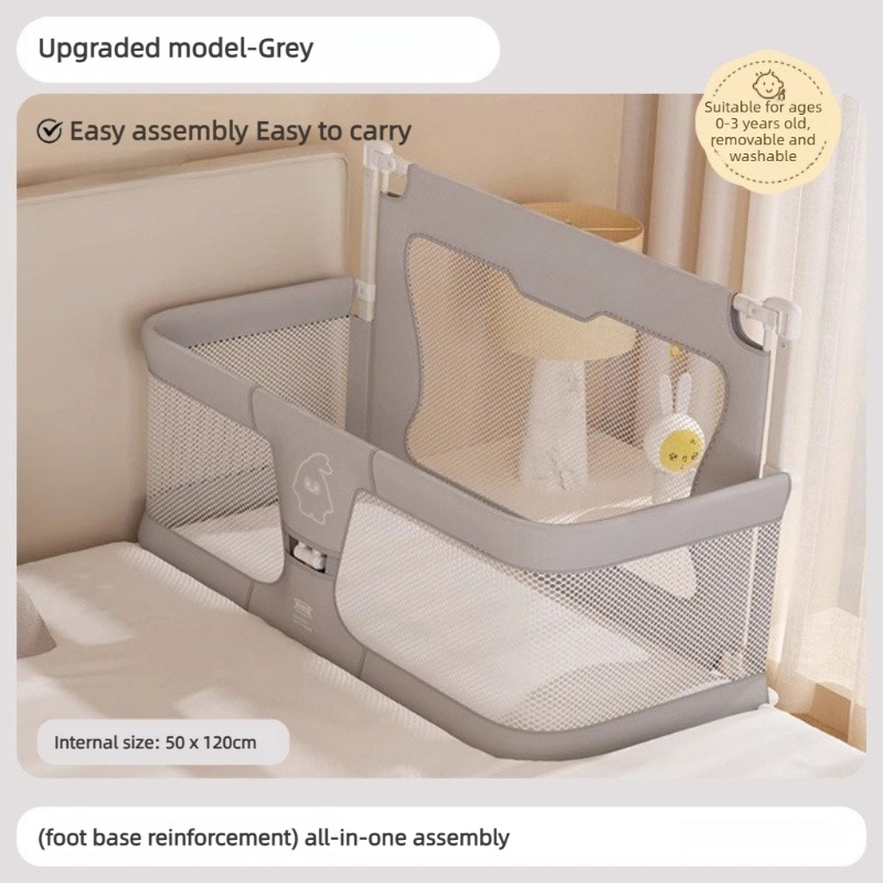 Bassinet Bedside Sleeper - ベビーベッド 通気性と視認性に優れたメッシュ ベビーバシネット ベッドサイドスリーパー 赤ちゃんと一緒に寝るベッド ベッド内用