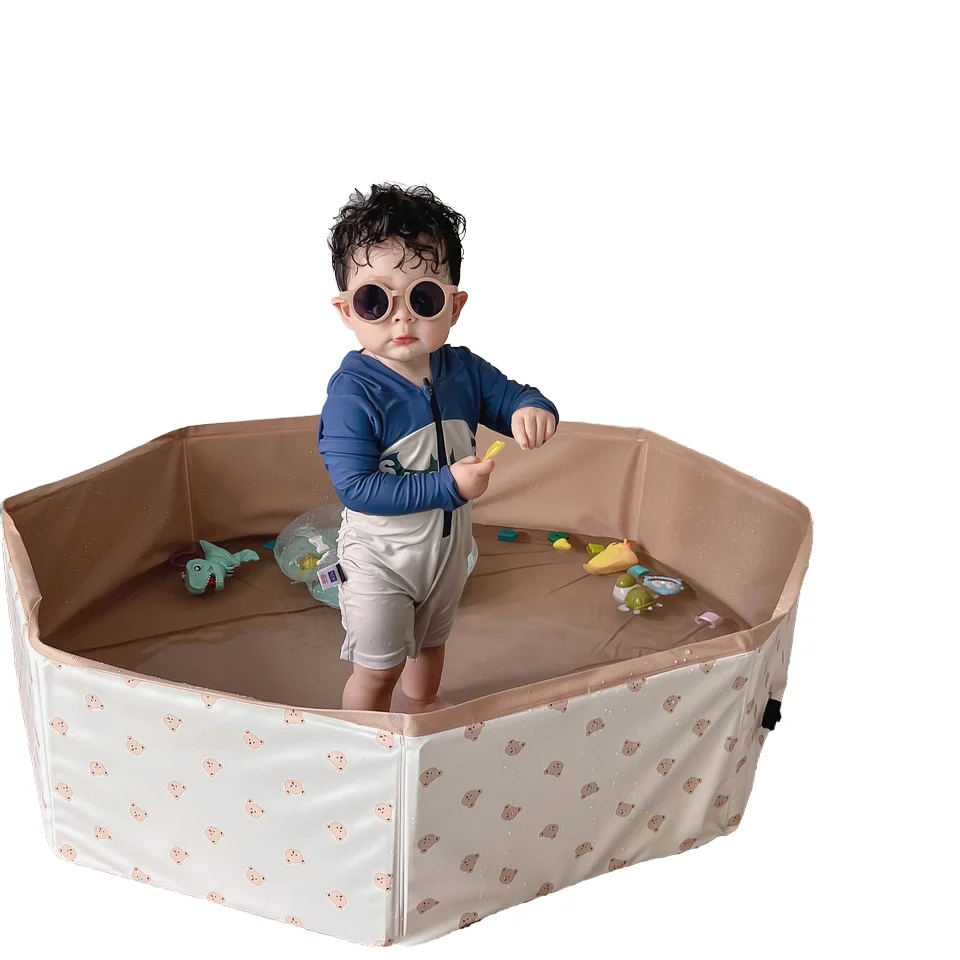 Baby Nursery Ocean - 2026年卸売折りたたみ式屋内外兼用保育園ベビーオーシャンボールプレイプール、砂場付きスイミングプール＆アクセサリー、入浴用スイミングプール