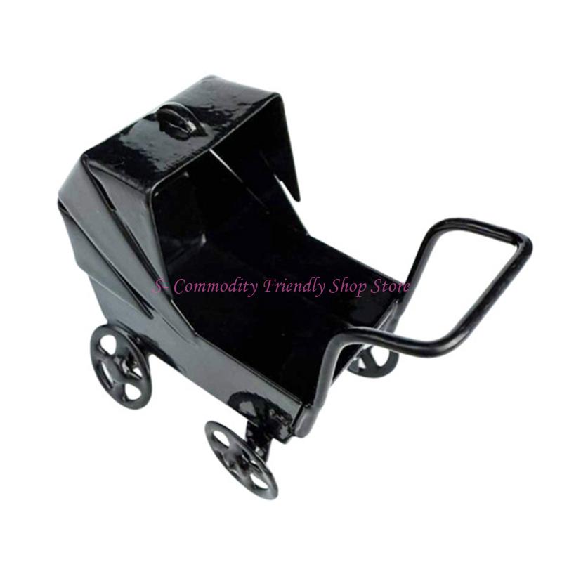 85AE かわいいリアルなブラックベビーベッド ミニベビーベ - Baby Nursery Furniture Sets のレビューと価格