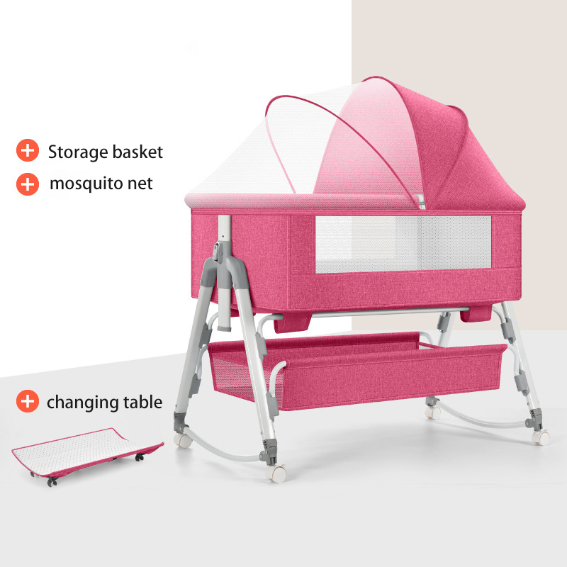 多機能新生児ベビーベッドサイドスリーパー、ポータブル幼児用バ - Bassinet Bedside Sleeper のレビューと価格