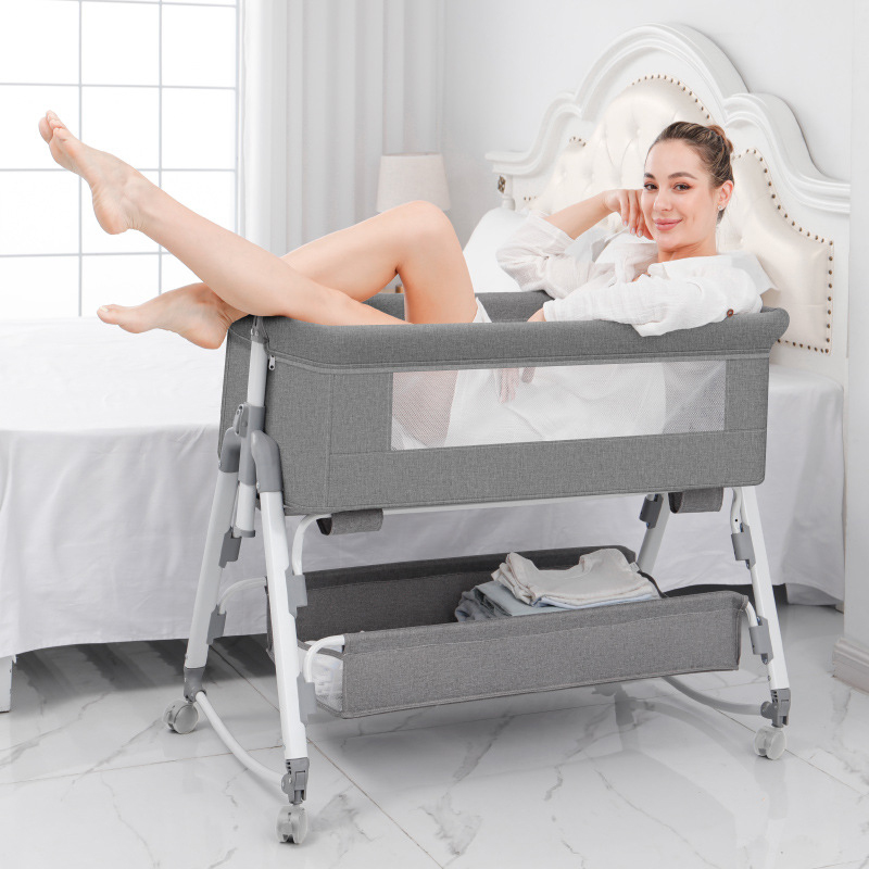 多機能新生児ベビーベッドサイドスリーパー、ポータブル幼児用バ - Bassinet Bedside Sleeper のレビューと価格