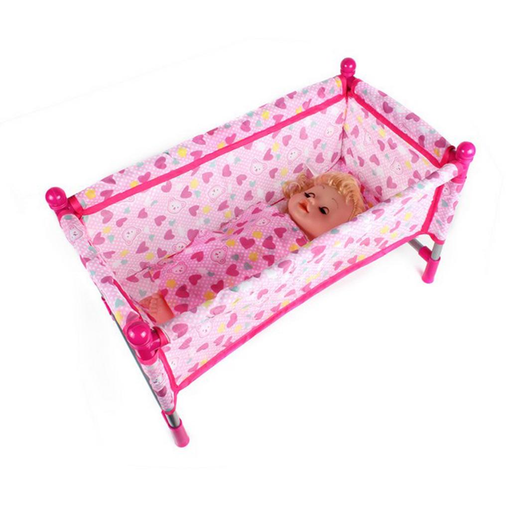 子供のためのベビーベッドとプラスチックの人形,幼児のおもちゃ - Baby Nursery Furniture Sets のレビューと価格