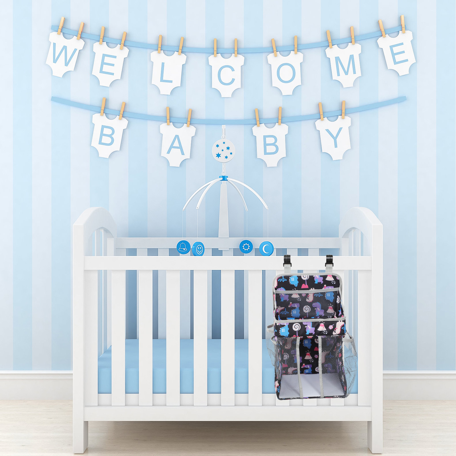 おむつバッグ 保育園収納 ベビーベッドポーチ クレードル吊り - Baby Nursery Package のレビューと価格