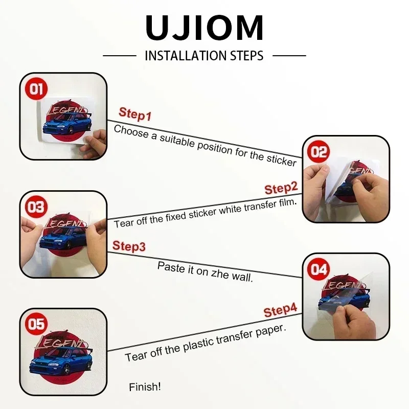 UJIOM かわいいミニブルーアーカイブキャラクターウォール - Baby Nursery Labels のレビューと価格
