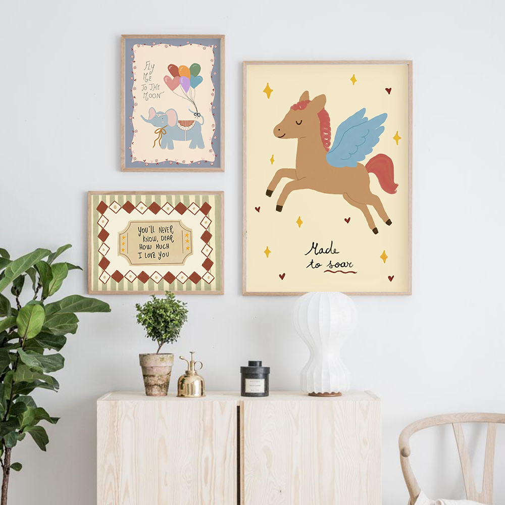 ヴィンテージロッキングホース、キリン、ゾウ、ダックスフントの - Baby Nursery Vintage Decor のレビューと価格