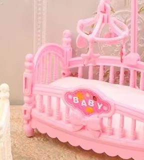 1:12 ドールハウスミニチュアミニベビーベッドゆりかご保育 - Baby Nursery Furniture のレビューと価格