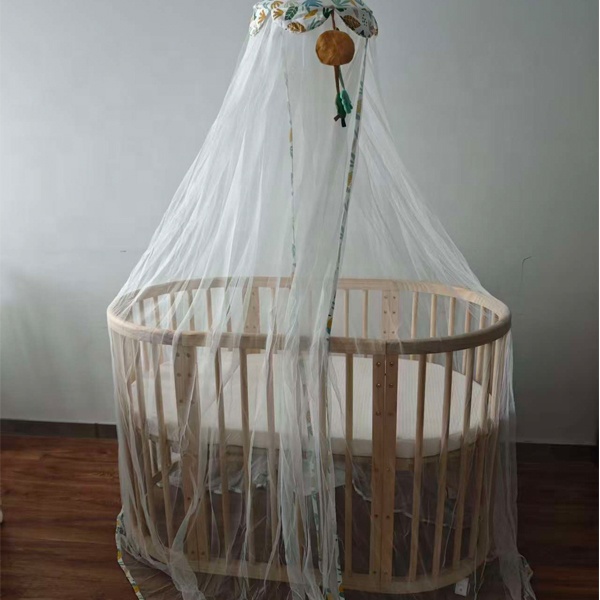 3in1オーバル型木製ベビーベッド（ロック付きキャスター付き - Baby Nursery Furniture Sets のレビューと価格