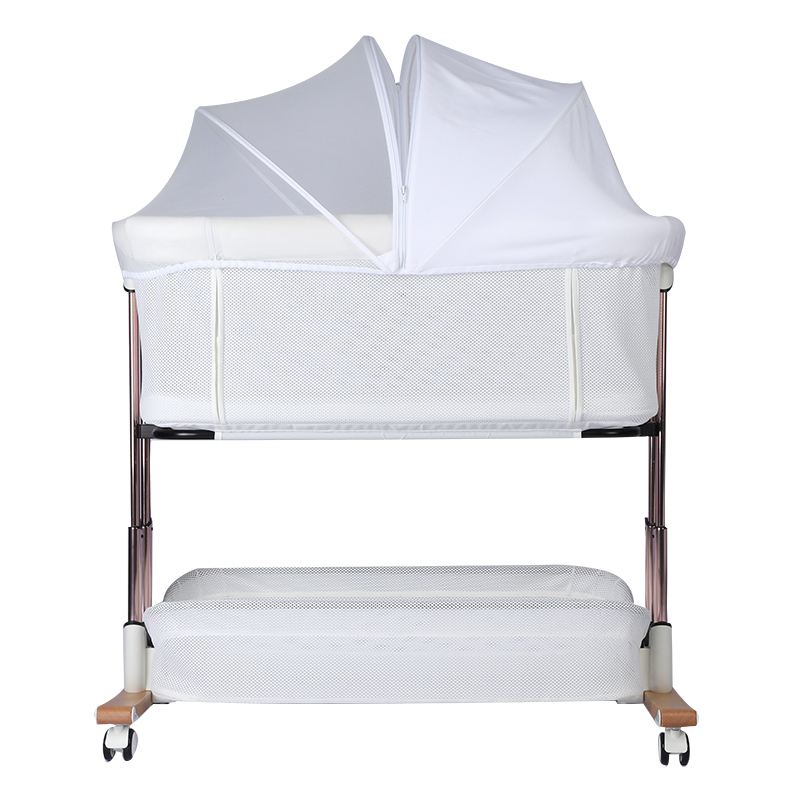 ホットセールベビーベッドサイドスイングベビークレードル折りた - Bassinet Bedside Sleeper のレビューと価格