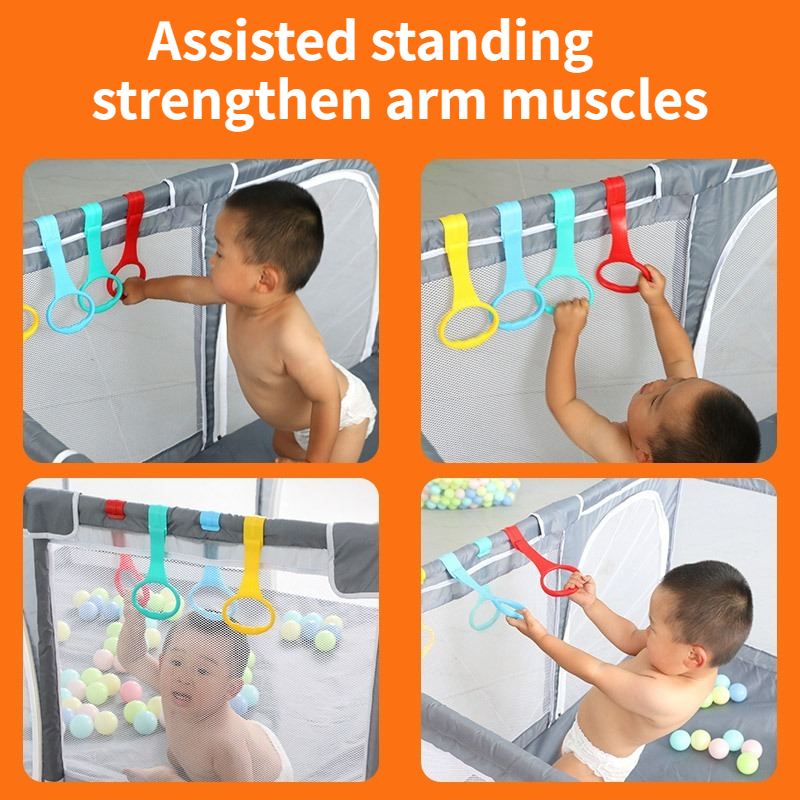 ベビーサークル、ベビーベッド、ベビーガードレール用プルリング - Baby Nursery Hooks のレビューと価格