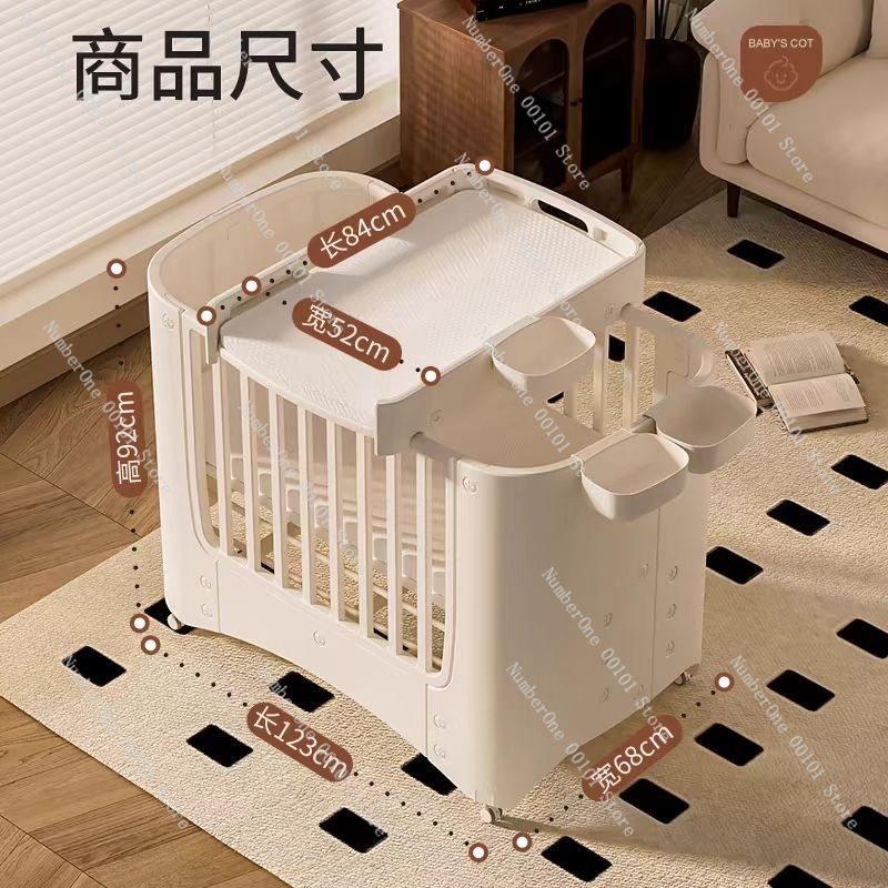 多機能ベビーベッド、高さ調節可能、ポータブルベッドサイドスリ - Bassinet Bedside Sleeper のレビューと価格